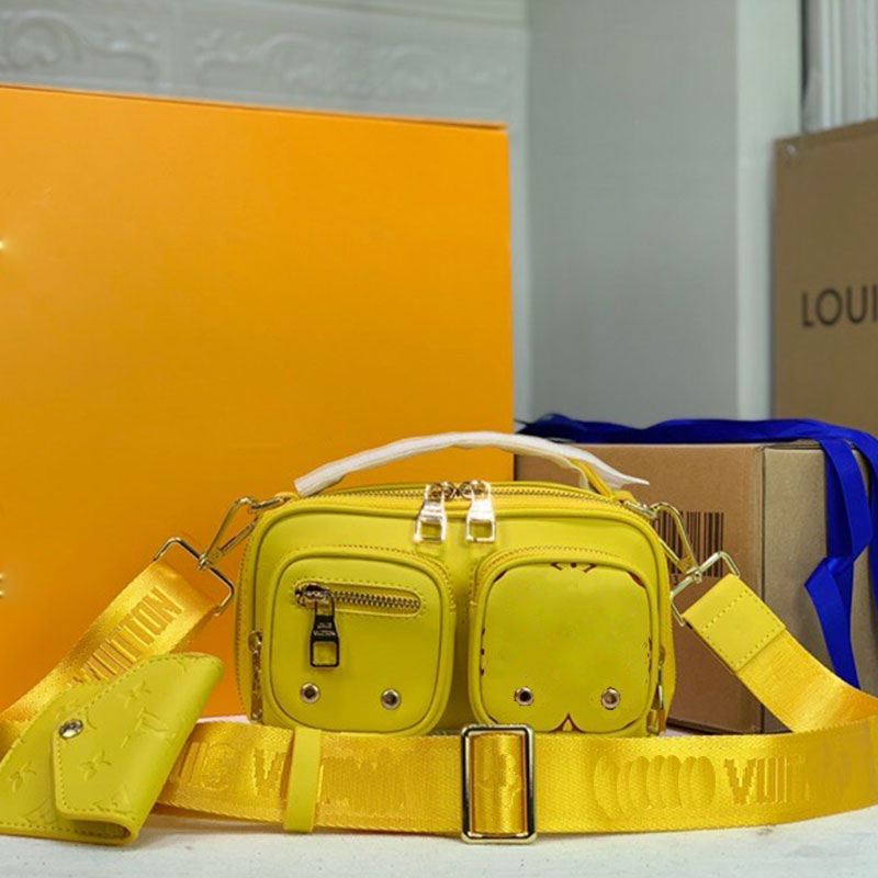 

high quality Handbag Luxurys Designers Bags Original goods leather classic Crossbody Bag yellow shoulder holster Totes styles very much practical Fast delivery, Ribbon(not for sale separatel