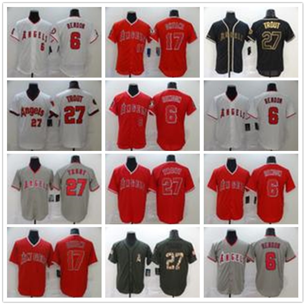 

2021 Men Women youth Baseball jerseys 27 Mike Trout 6 Anthony Rendon 17 Shohei Ohtani jersey, Colour 8