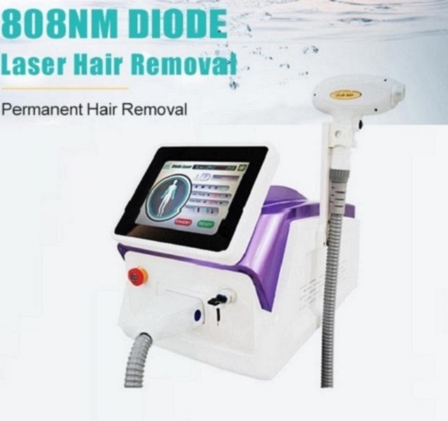 

808 Diode Laser Machine Permanent Hair Remover Lazer Epilator bikini body hairs removal beauty salon Spa Use