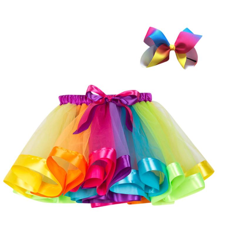 

Skirts Girls Kids Tutu Party Dance Ballet Girl Children Toddler Baby Costume Skirt+Bow Hairpin Set Clothing #CL3, Blue