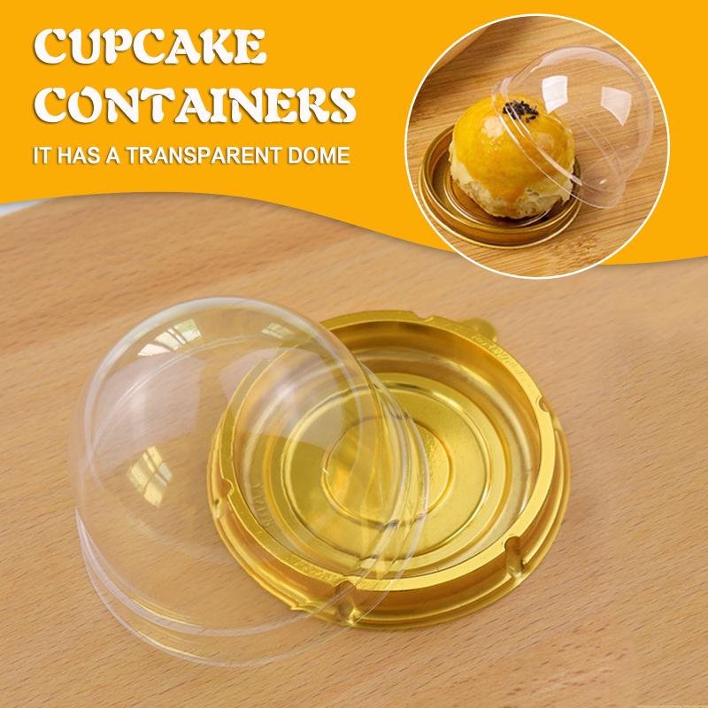 

100PCS Disposable Cake Box Moon Cake Box Snow Mei Niang Baking Blister Container Holder Candy Gift Bags Packaging