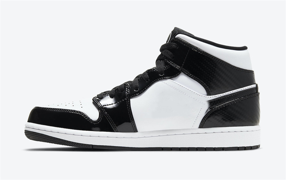 

Jumpman 1 Mid All-Star Basketball Shoes Mens 1s Black White Sports Sneakers Size Ship With