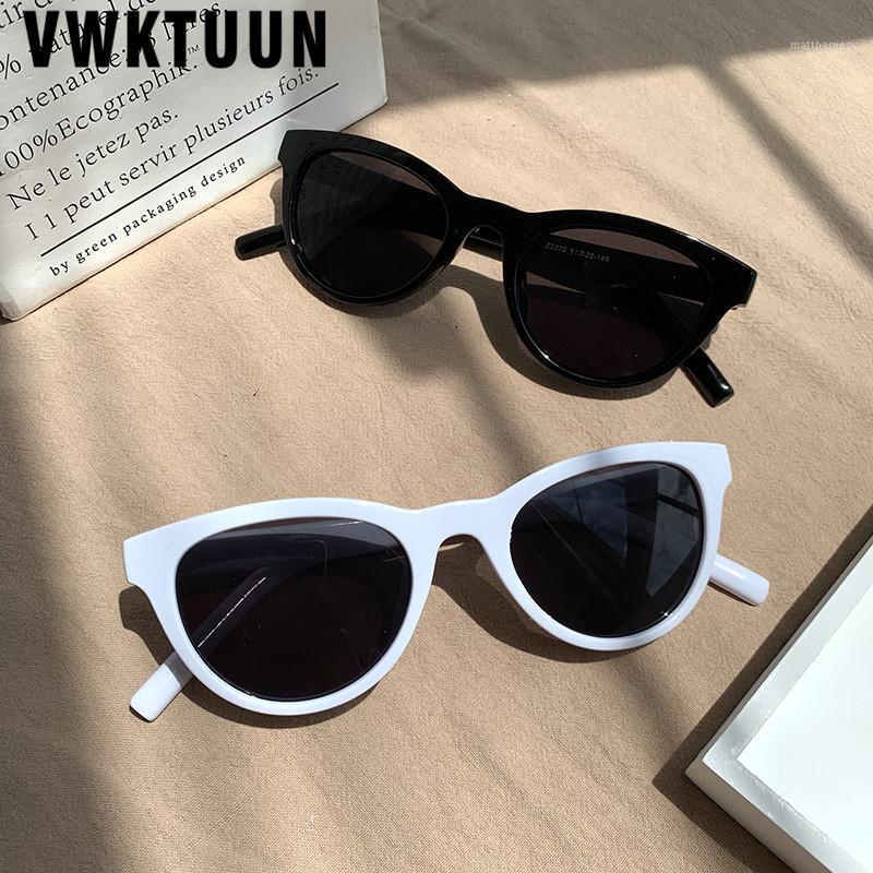 

Sunglasses VWKTUUN Woman Cat Eye Glasses Vintage Small Frame For Women UV400 Shades Outdoor Sun Eyewear