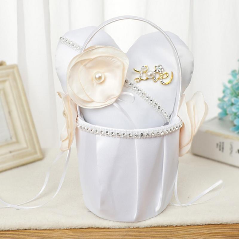 

Gift Wrap Wedding Decoration Bridal Ring Pillow Cushion