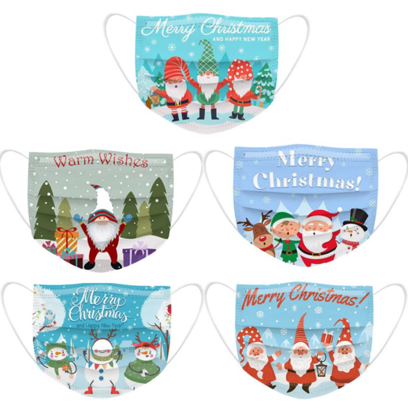 

Christmas Decorations 10pcs Mask Decoration For Home Merry Gift Yearnavidad 2021