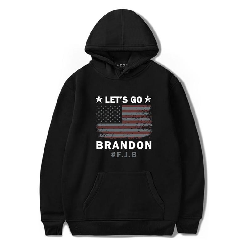 

Men' Hoodies & Sweatshirts Let' Go Brandon Hoodie Long Sleeve Funny Sweatshirt Men Women Unisex Kawaii Letter Clothes Streetwear Spring/Au, M21961bk