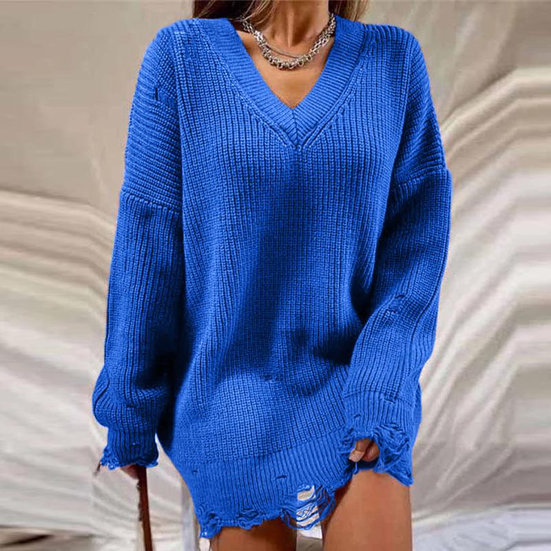 

Women's Sweaters 2021 Oversized Sweater Knitted Green V Neck Long Sleeve Pullover Tops Casual Party Sexy Club Y2K Dresses Women, White;black