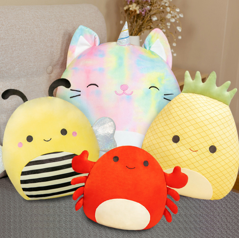 

Kawaii Squishmallowing Plush Toy Cute Unicorn Dinosaur Elk Stuffed Animals Plush Toy Doll Soft Pillow 25/45/60 cm Baby Girls Toy