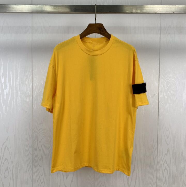 

2021 new High Quality Mens and women couple Embroidery Badge LOGO Short Sleeve Summer Casual Cotton Polo Shirts Mens T-shirt