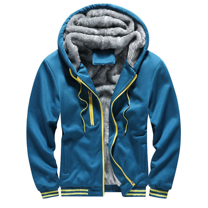 Sweats à capuche Homme Sweatshirts Épissage d'hiver Épaissement Pull à capuche épaissie pour adolescents