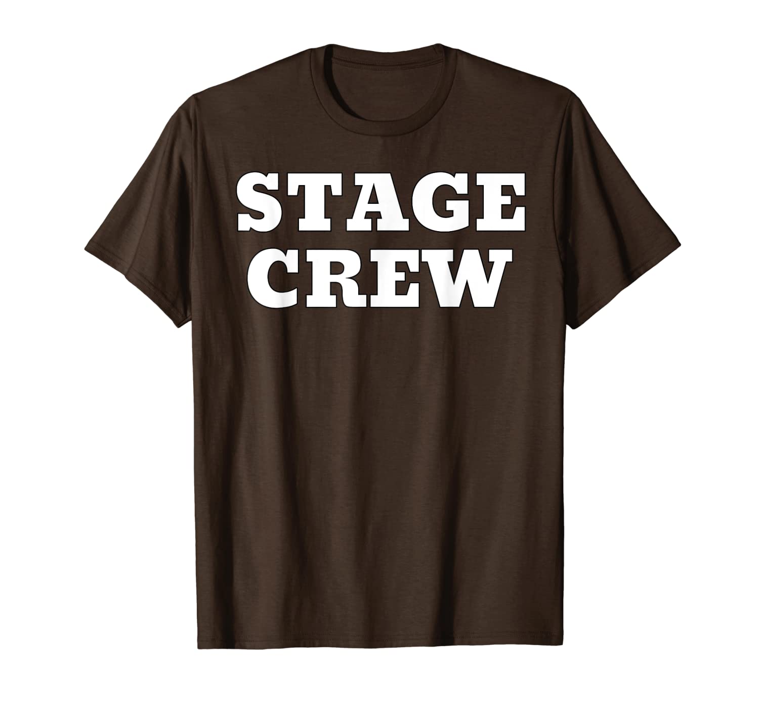 

stage crew concert, theatre or festival staff t-shirt, White;black