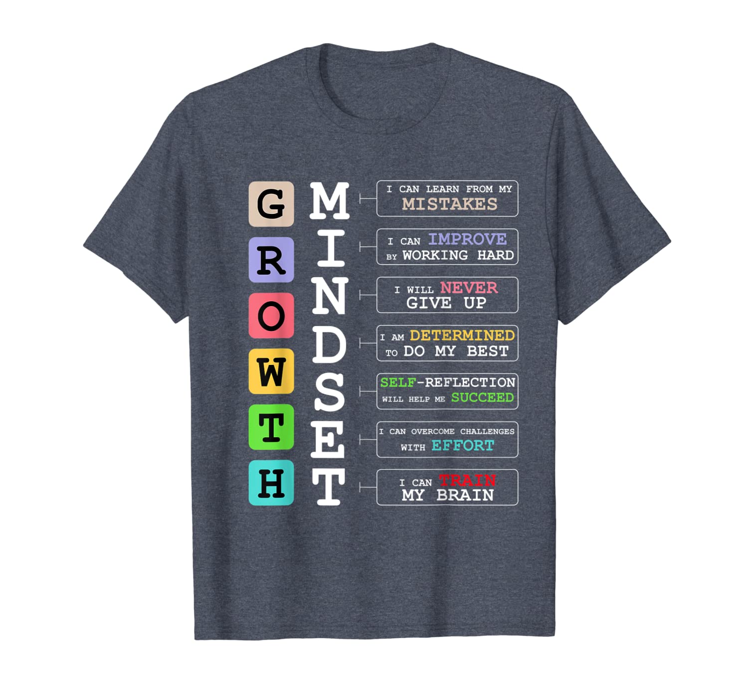 

growth mindset shirt positive school classroom teacher gift, White;black