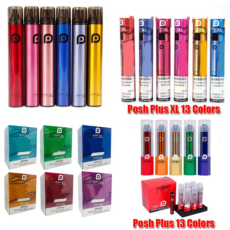 

POSH PLUS XL Disposable E-cigarettes Device Pod Kit 1500 Puffs 5ml 2ml Prefilled Cartridges Vape Pen VS Bar Bang vapes GEEK ELUX