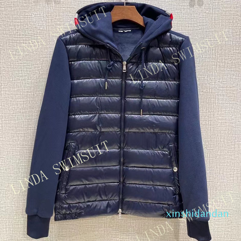 

Men Women designer real duck down jackets tech fleece jacket winter outdoor cold-proof thickened warm stracket Suit high quality Casual x12, Black