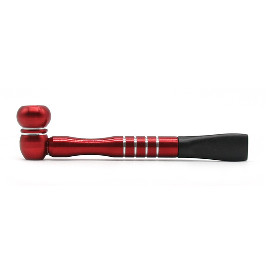 

Metal long cigarette holder aluminum multicolor detachable water washing Mini smoke pipe
