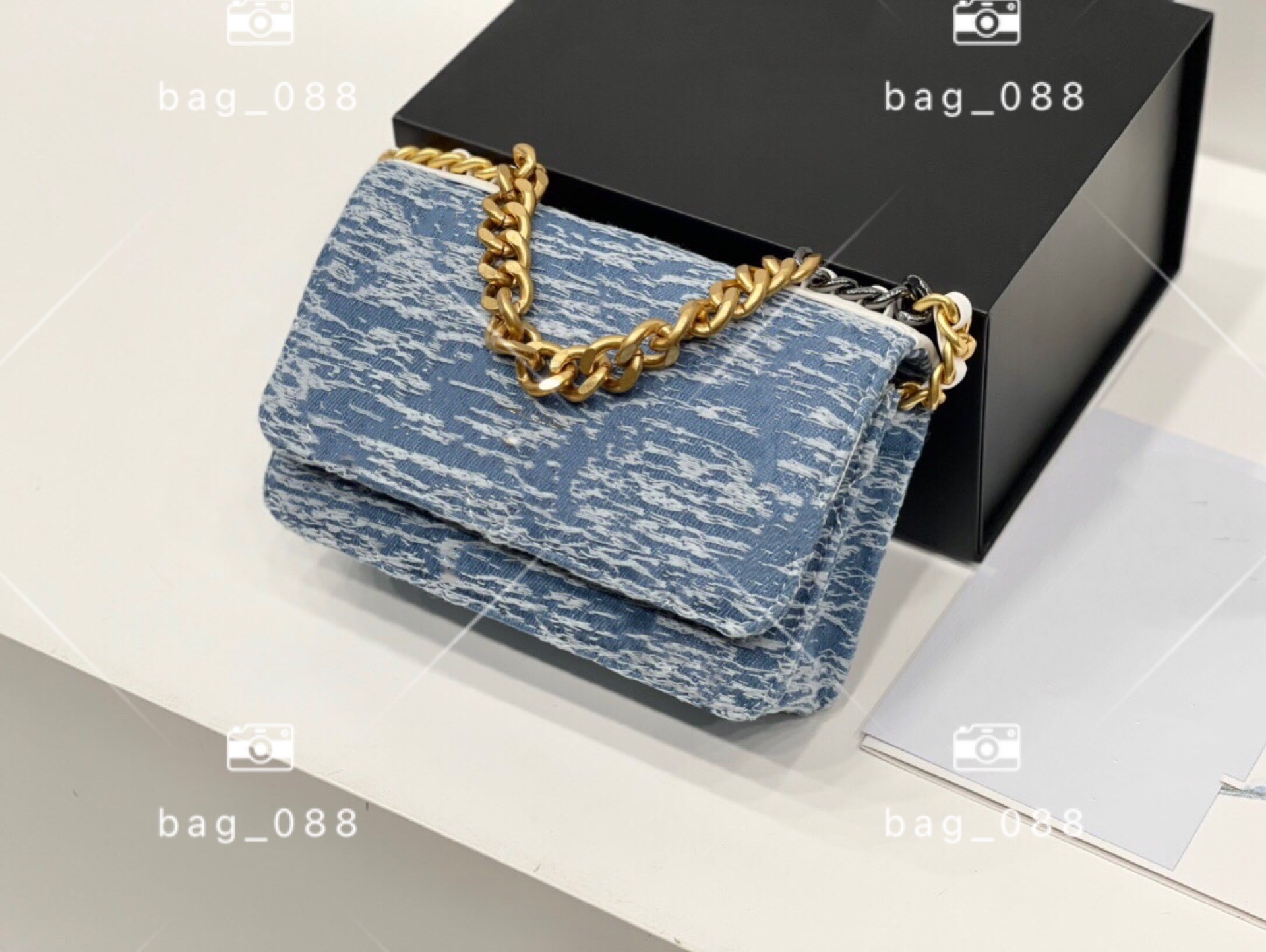 

2021 Paris Fashion Classic WOC Rich Bag Tweed Tie Dye Chain Single Shoulder Bags Personality Logo Cross-body Package Delicate Lady Handbag P