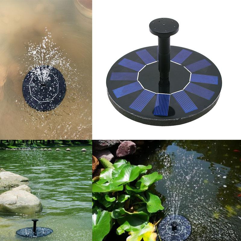 

Detachable Mini Solar Fountain Floating Bird Bath Water Version Swimming Pool Garden Pond Decoration Decorations