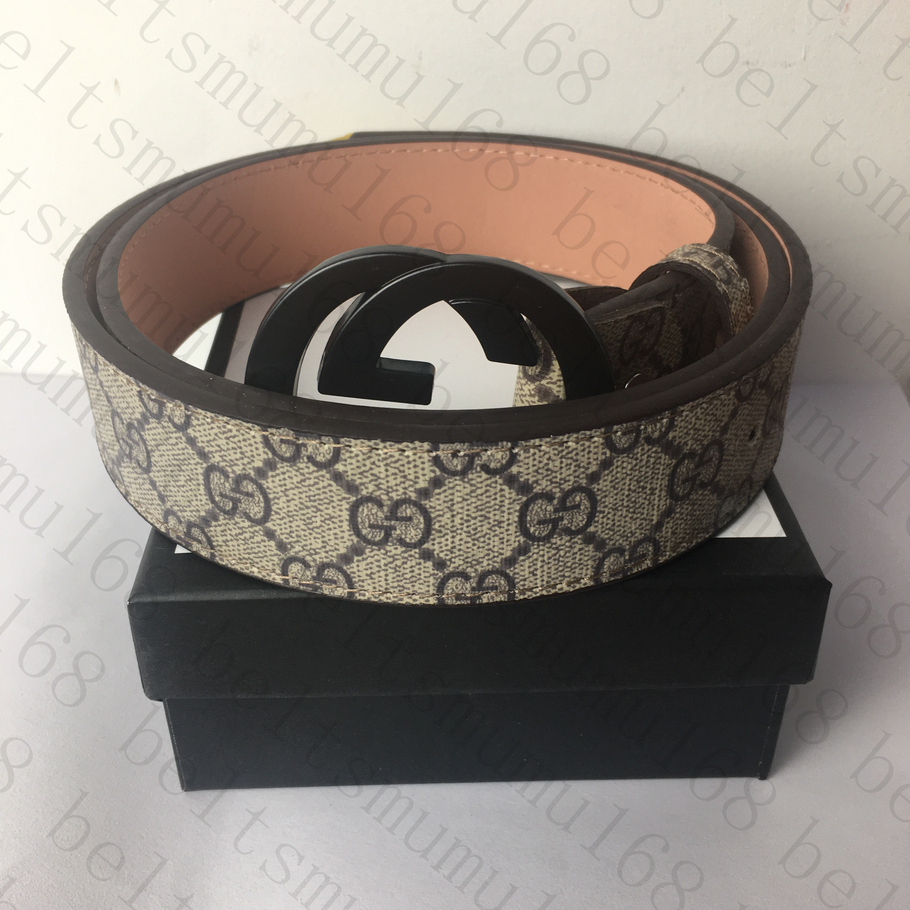 

2021 Fashion Big buckle genuine leather belt designer GG&#13men women high quality mens belts, Black;brown