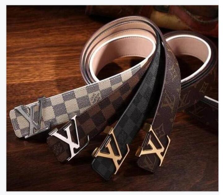 

A#8178 LOUIS VITTON LV Mens Designer Belts Mens Belt Womens Belt Women Fashion Leather Luxury Belt01, Blue;gray