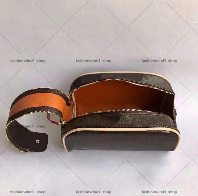 

Double cosmetic bags famous women makeup handbag travel pouch make up bag ladies purses toiletry Japanese and Korean