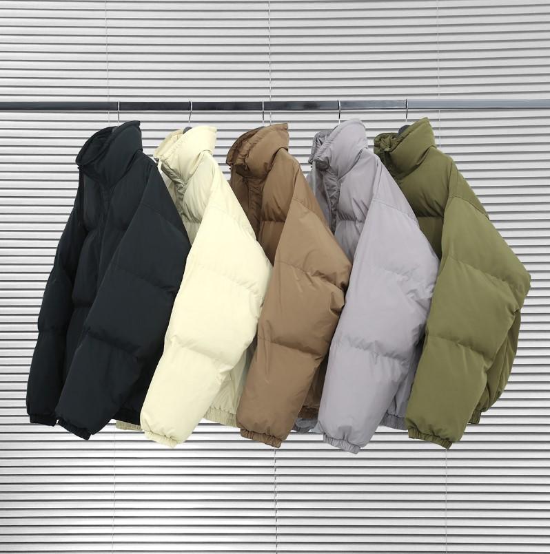 

Men's Jackets Couple Patchwork Puffers 2021 Korean Fashions All-match Streetwear Hip Hop Loose Classic Winter Warm Quilted Coat, Black;brown