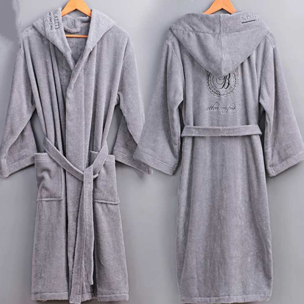 

Autumn/winter couples bathrobe Thick coral flannel for men and women