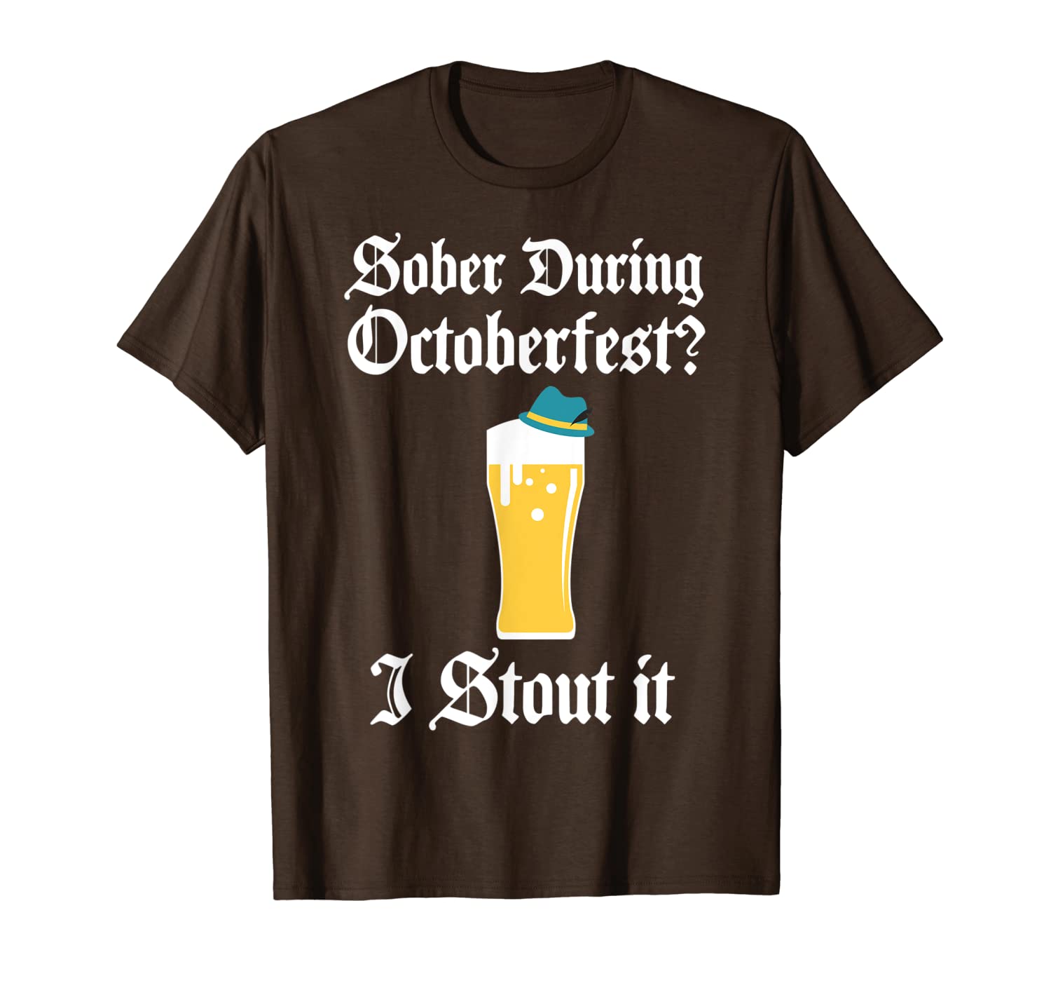 

octoberfest stout it beer drinking german festival gift t-shirt, White;black