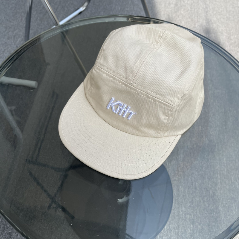 

High Street Kith Caps Embroidery Baseball Cap Men's Women's Adjustable Hip-hop Tide Wild Couple Hat, Lengsuanling-white