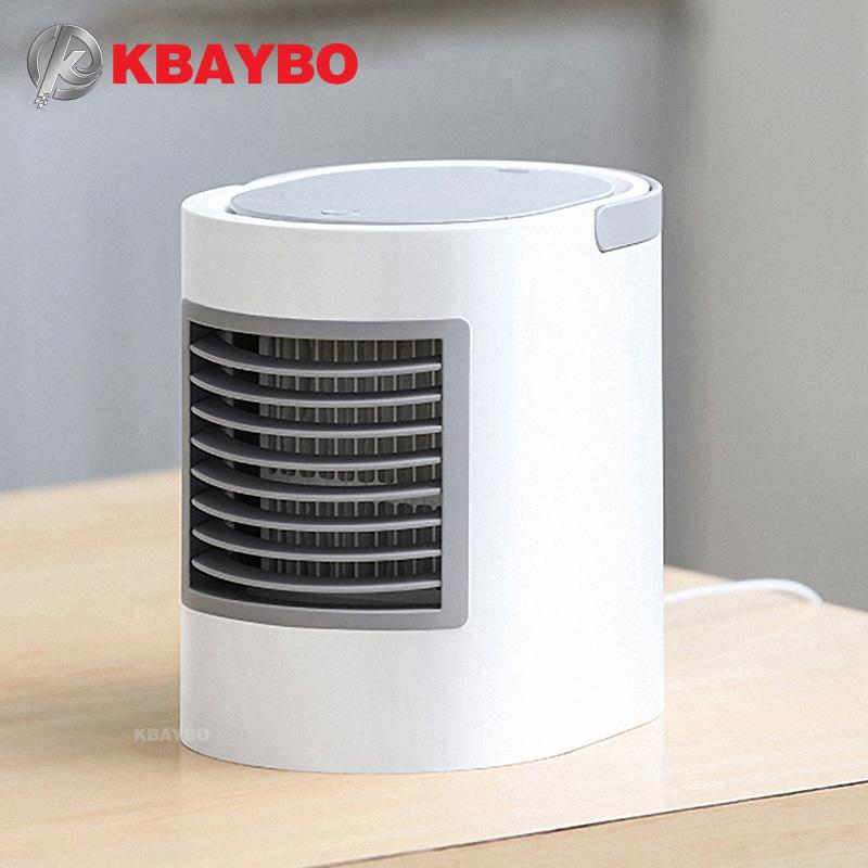 

Portable Air Conditioner Rechargeable USB Cooling Fan Conditioning Water Cooled Humidifier Mini Desk Electric Fans