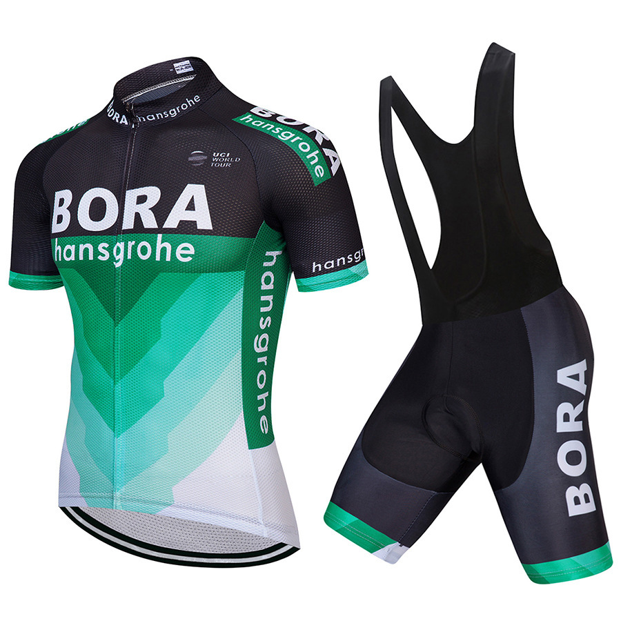 

2021 New Bora Team Riding Short Sleeve Summer Cycling Shirt Road Racing Suit, Gray