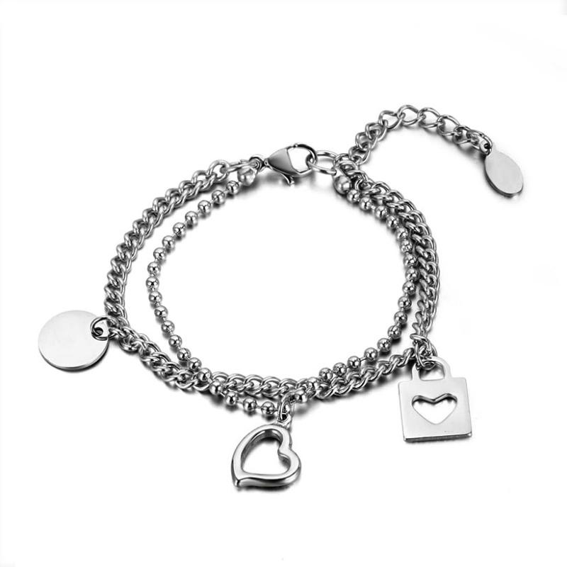 

Link, Chain 2021 Men's Stainless Steel Cuban Handmade Bracelet Accessories Jewelry Girl Boy Gifts
