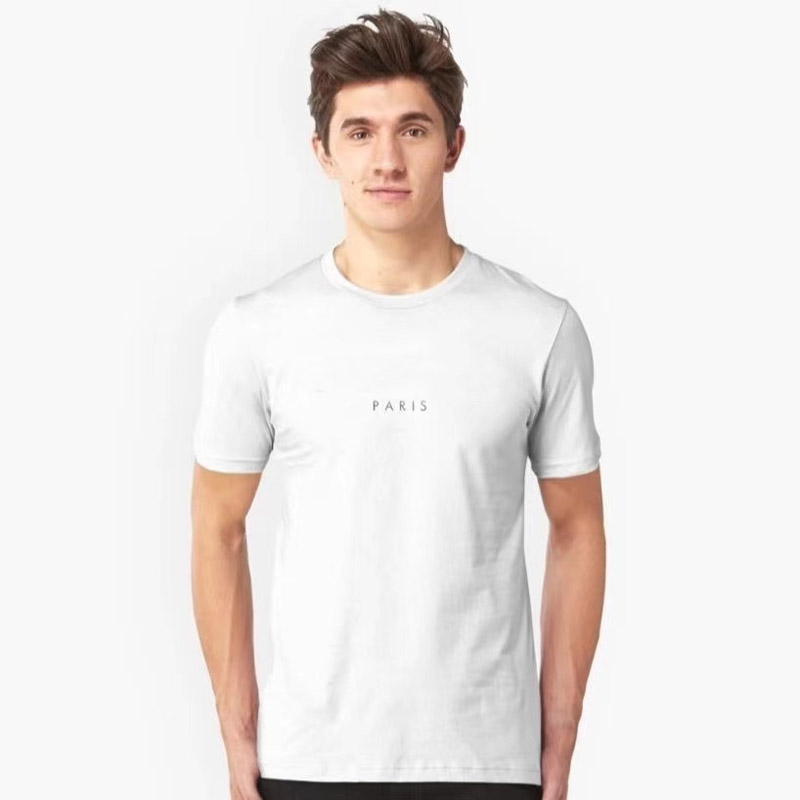 

mens designe t shirt Chest Letter tshirt Tees clothes for men designer Luxury tees tops KXKM, Black+white letters