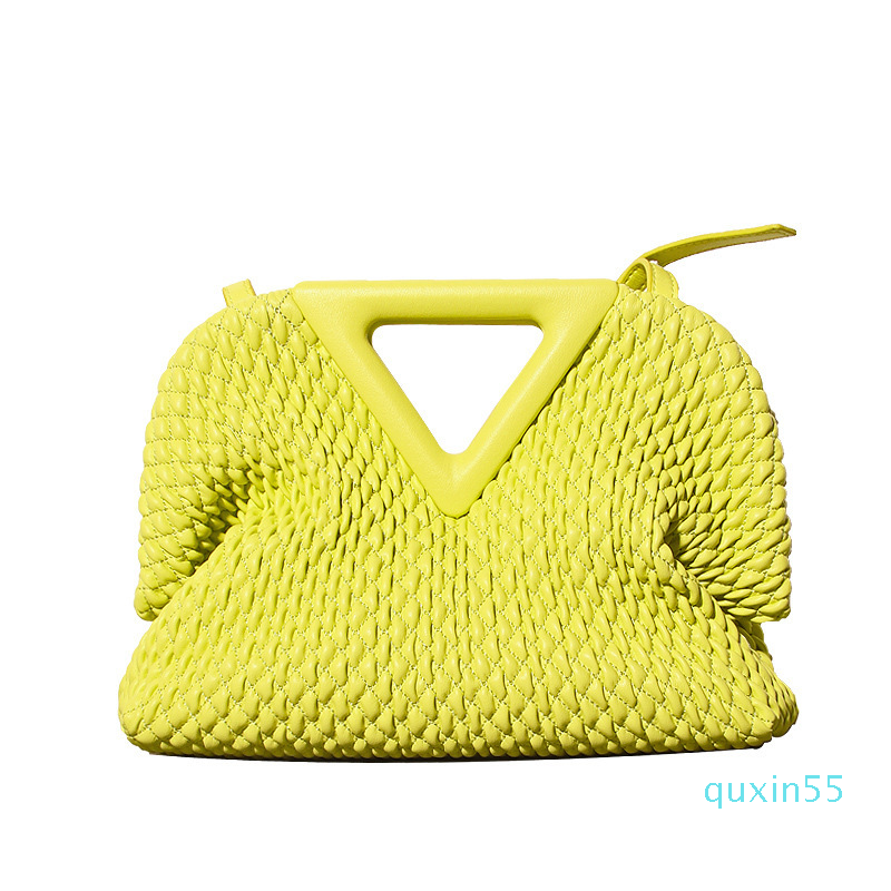 

Top Brand Cloud Bags for Women Leather Cow Fold Shoulder Bag Luxury Digner Triangle Handbag and Wallet Crossbody Tas Clutch, Coffee shoulder bag