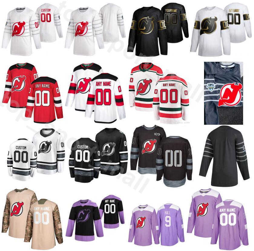 

Customized New Jerseys Devils Ice Hockey 29 Mackenzie Blackwood Jerseys Men 45 Sami Vatanen 19 Travis Zajac 37 Pavel Zacha 63 Jesper Bratt, Black