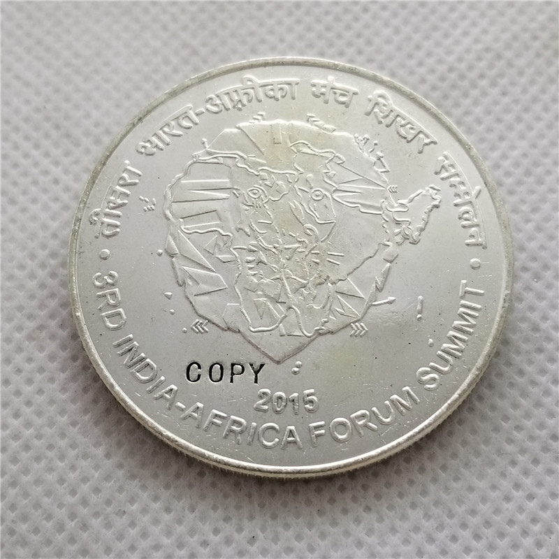 

2015 india 500 Rupees (3rd India - Africa Forum Summit) COPY COIN