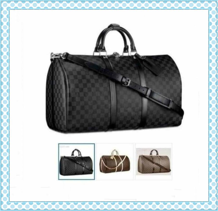 

Top LV Louis Vitton Designer Handbag 55cm DUFFLE Man Travel Bag Mens Duffel Backpack Outdoor Luggage Bag Male Messenger Bags