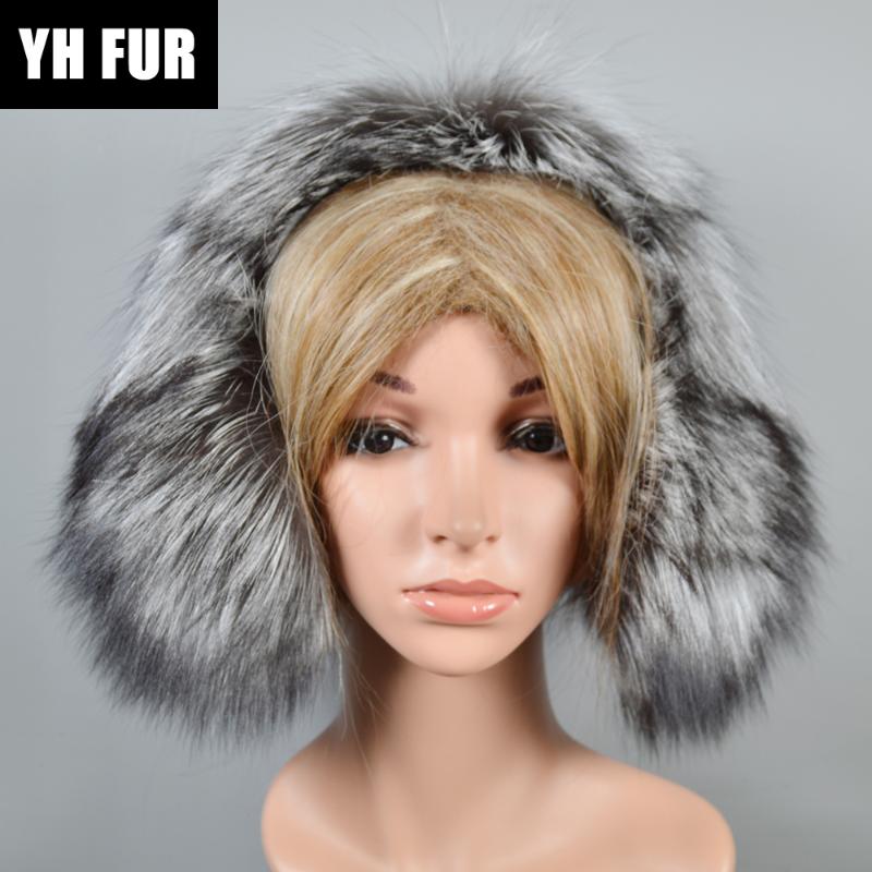 

Berets Style Winter Women's Earmuffs Real Fur Warm And Comfortable Wear Ear Pads Ladies Adjustable, Green