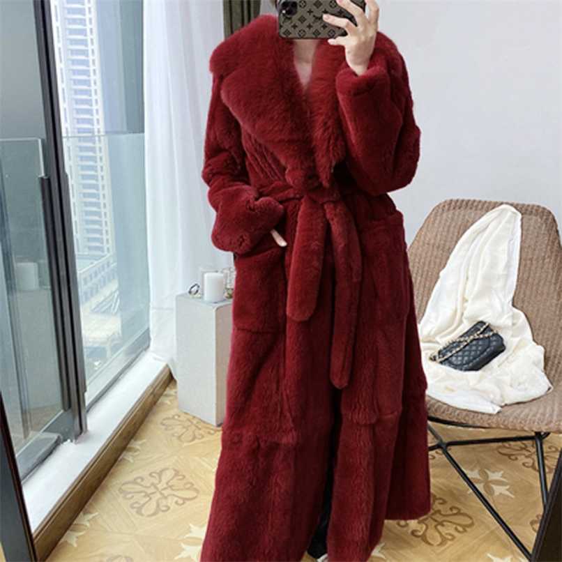 

Women Winter Jackets Faux Fur Coat Warm Thick Loose Plush Coat Oversize Jackets Winter Women Long Fur Coats Women Fluffy Jacket 211019, Big red