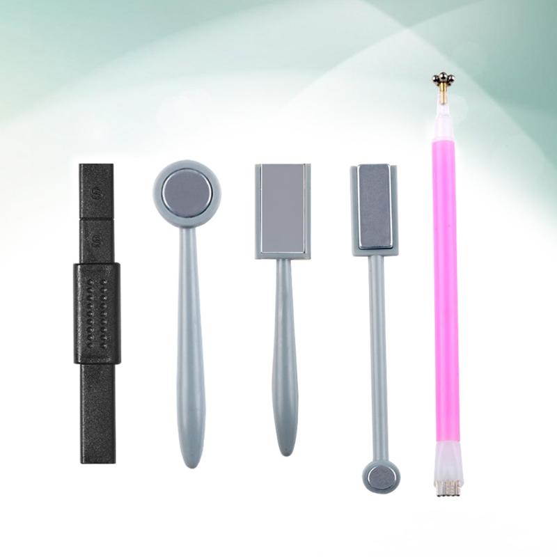 

Nail Gel 1 Set Manicure Cat Eye Tools Multi-function Magnet Portable Magnetic Pens Art Supplies, Red;pink