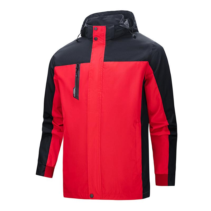 

Men' Jackets Casual Jacket Spring Autumn Army Waterproof Windbreaker Male Outdoor Breathable UV Overcoat 4XL Coat, Gray