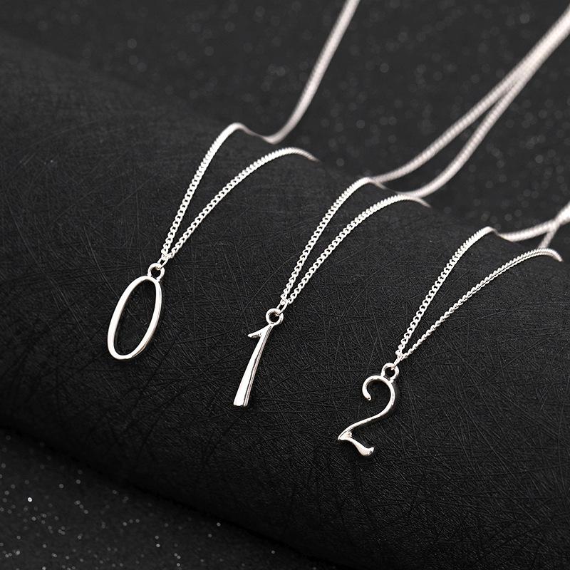 

Pendant Necklaces Digital Roman Arabic Numeral Sign Time Chain Necklace Lucky Numbers Symbol Logo Family Friend Birthday Date Jewelry