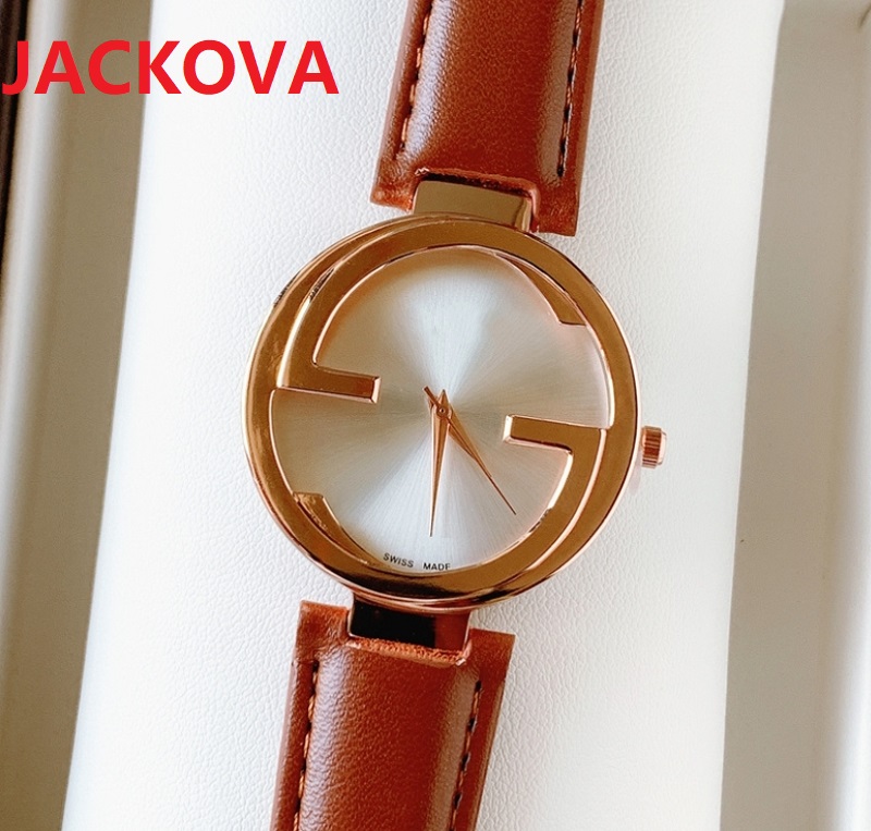 

classic fashion Waterproof military luxury watch 38mm quartz thin skeleton Designer genuine leather belt clock women Wristwatch Montre Femme, As pic