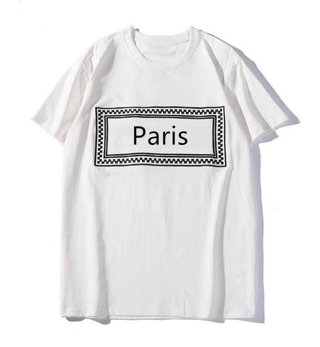 

Latest Men's and Women's Fashion Black and White splicing T-Shirt Top High Quality fabric classic black and white full body printing, Black+white