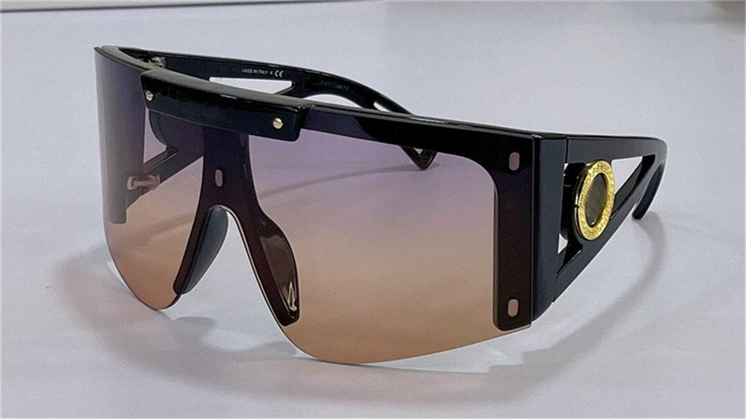

Fashion sunglasses 4393 big frame goggles with 2 pairs of lenses can be replaced top quality generous design style uv400 protective glasses, White;black