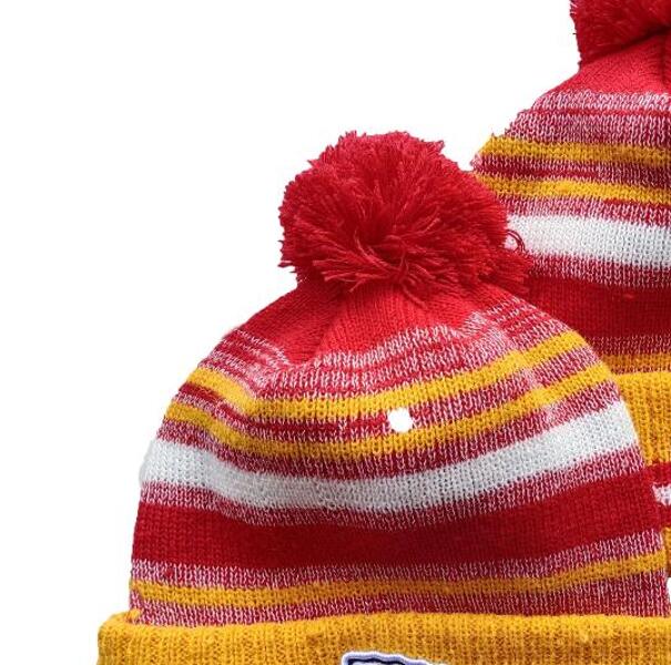 

Newest Winter kc Beanie Knitted Hats Sports Teams Baseball Football Basketball Beanies Caps Women& Men Pom Fashion Winter Top Caps