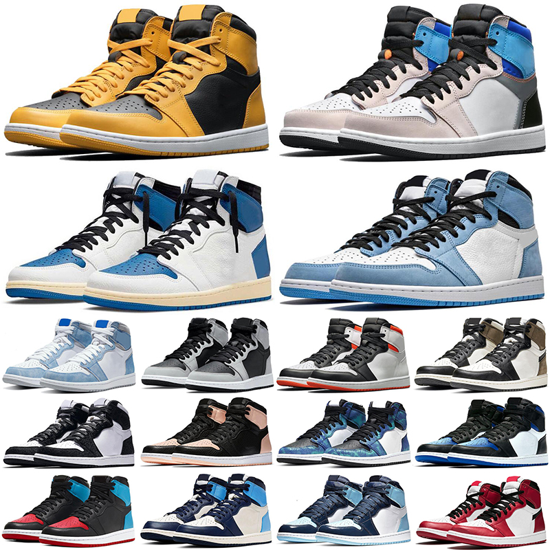

Jumpman 1 1s trainers shoes Pollen Fragment University Blue Hyper Royal Shadow 2.0 Chicago Dark Mocha Shattered Backboard Electro Orange men women sports sneakers, #25 neutral grey