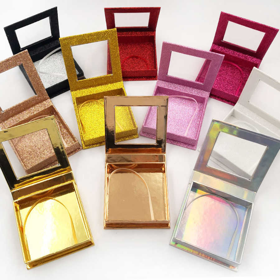

Magnetic Lashes Box Mink Eyelashes Boxes Fake False Eyelashes Packaging Case Empty Eyelash Box Cosmetic Tools Caja De Pestanas