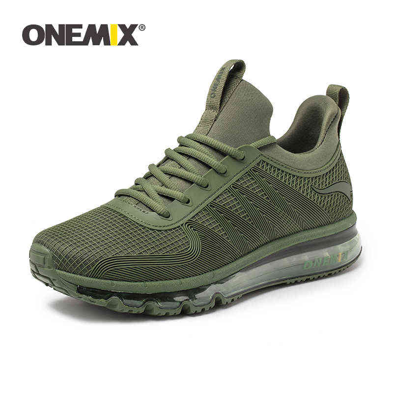 

ONEMIX Men Running Shoes Fashion Casual High Top Sport Shoes Outdoor Jogging Air Cushion Trainers Tennis Sports Fitness Sneakers H1125, 1202 black white