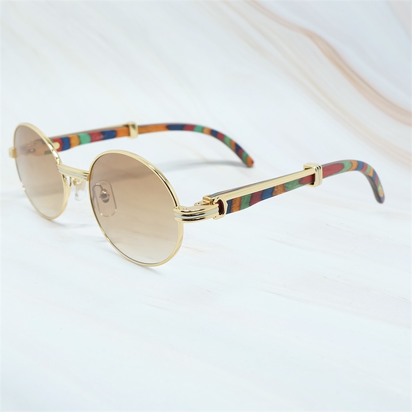 

66% OFF All-match sunglasses Luxury Designer Sunglasses Men Women Around Metals Carter Colour Eyewear Fashion Vintage Shades Gafas De Sol Mujer