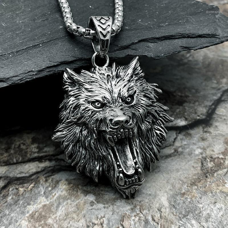 

Chains Wolf Tooth Pendant Necklace Head Domineering Personality Fashion Men's Give Gift